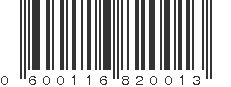 UPC 600116820013