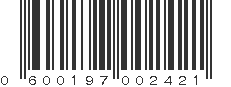 UPC 600197002421