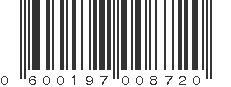 UPC 600197008720