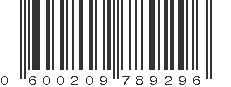 UPC 600209789296