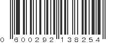 UPC 600292138254