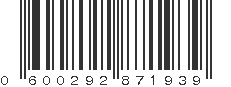 UPC 600292871939