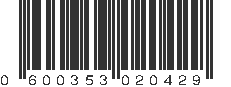 UPC 600353020429