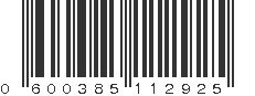 UPC 600385112925