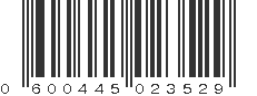 UPC 600445023529