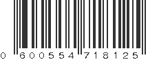 UPC 600554718125