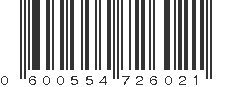 UPC 600554726021