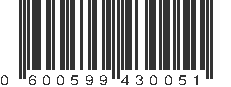 UPC 600599430051