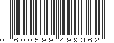 UPC 600599499362