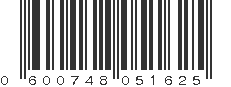 UPC 600748051625