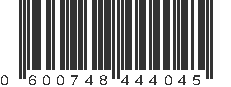 UPC 600748444045