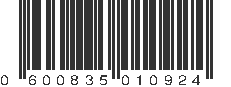 UPC 600835010924