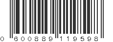 UPC 600889119598