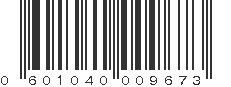 UPC 601040009673