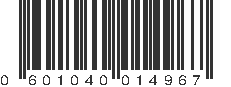 UPC 601040014967