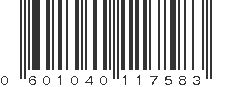 UPC 601040117583