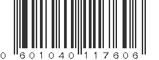 UPC 601040117606