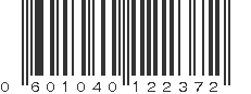 UPC 601040122372