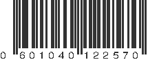 UPC 601040122570