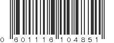 UPC 601116104851