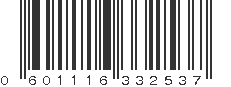 UPC 601116332537