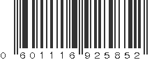 UPC 601116925852