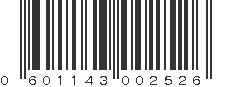 UPC 601143002526