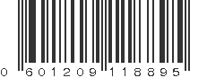 UPC 601209118895