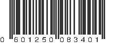 UPC 601250083401