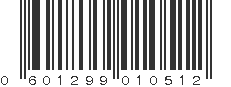 UPC 601299010512