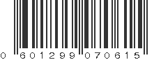 UPC 601299070615