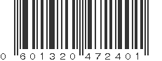 UPC 601320472401