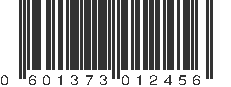 UPC 601373012456