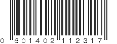 UPC 601402112317