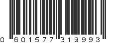 UPC 601577319993