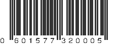 UPC 601577320005