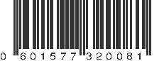 UPC 601577320081