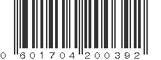 UPC 601704200392