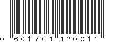 UPC 601704420011