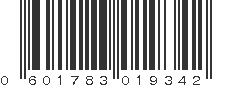 UPC 601783019342