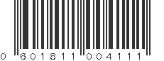 UPC 601811004111