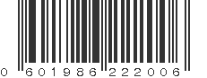 UPC 601986222006