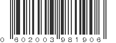 UPC 602003981906