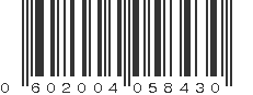 UPC 602004058430