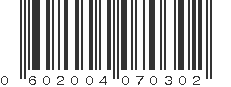 UPC 602004070302