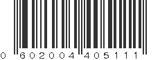 UPC 602004405111