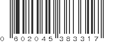 UPC 602045383317