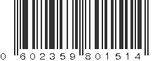 UPC 602359801514