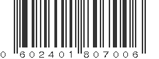 UPC 602401807006