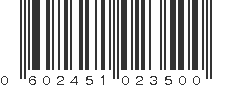 UPC 602451023500